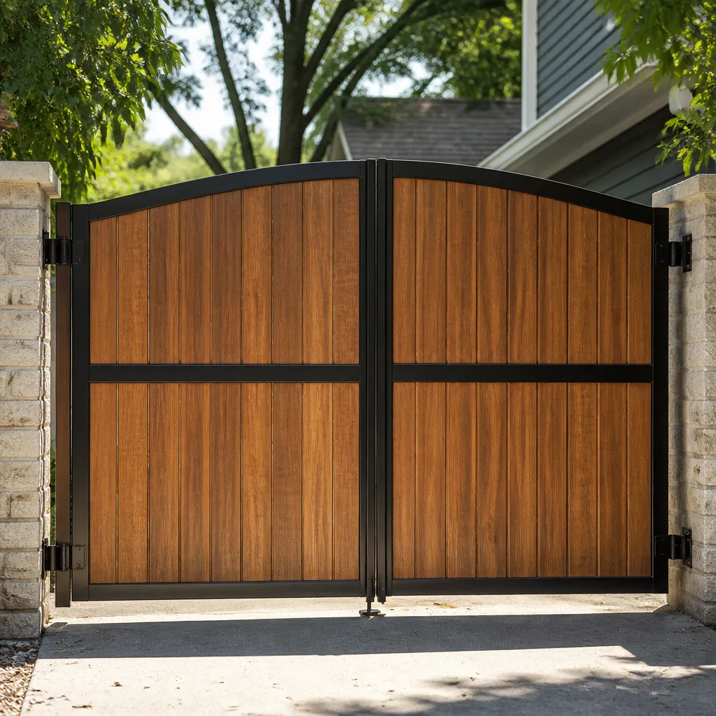 Wood & steel frame